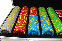 Набір для покеру "Compass" 500 фішок в кейсі, фото 2