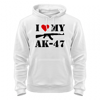 Толстовка I love my АК-47