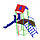 Комплекс Башенка з гіркою, спортивно-ігровою для дітей 808/кду, фото 2