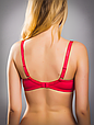 Бюстгальтер Diorella (34 296C), колір Червоний, розмір 75C, фото 4