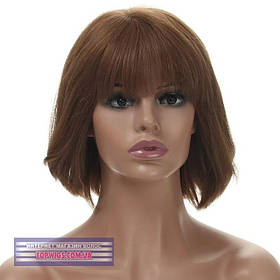 Красива перука з натурального волосся на сітці - система Sally HH русявий колір