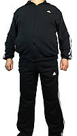 Спортивный костюм мужской адидас,adidas ,три полосы,черный ,трикотажный ,размер 50-56,производство Турция.