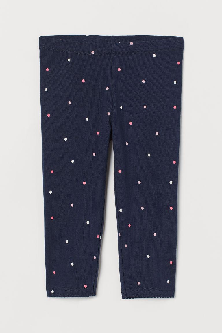 Лосини 3/4 сині в горошок H&M р.116см
