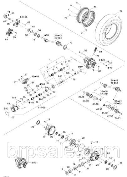Затискач Can-Am BRP Clamp btb