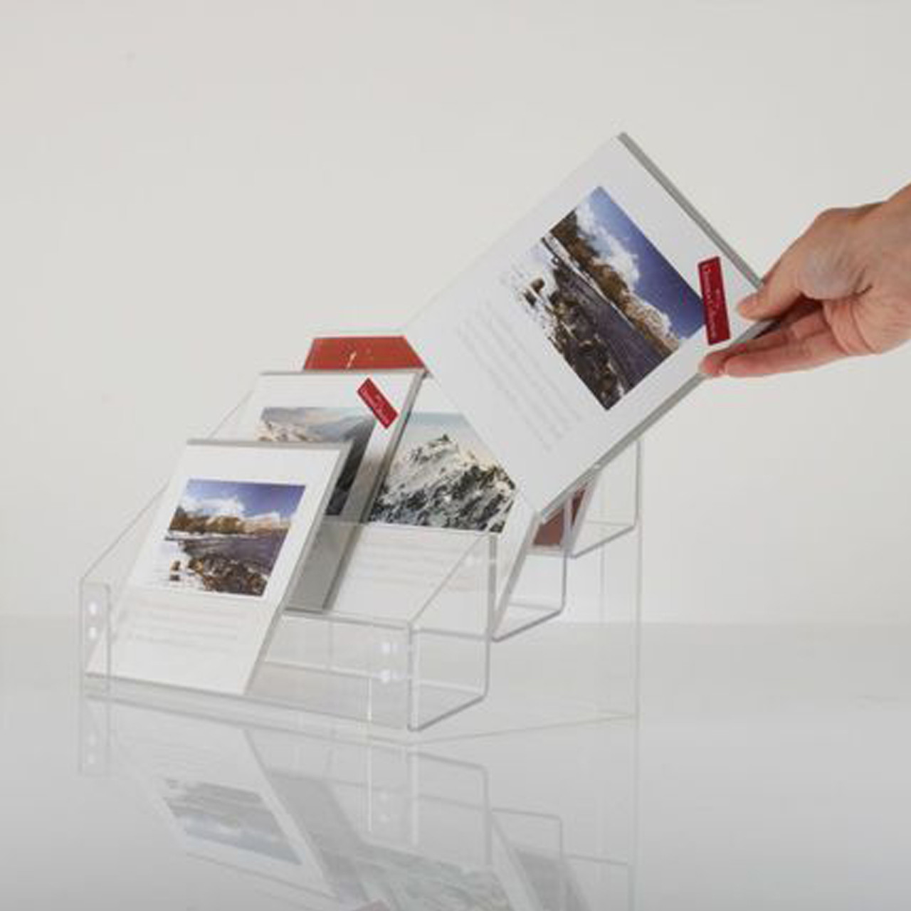 Купить Подставка рекламная с акрила для полиграфии торговая подставка ...