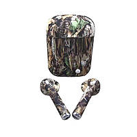 Бездротові навушники в кейсі Alitek i7S TWS Mini-2 Drawing Brown