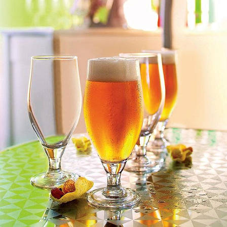 Скляний бокал для пива на ніжці Arcoroc "Cervoise" 320 мл (07134), фото 2