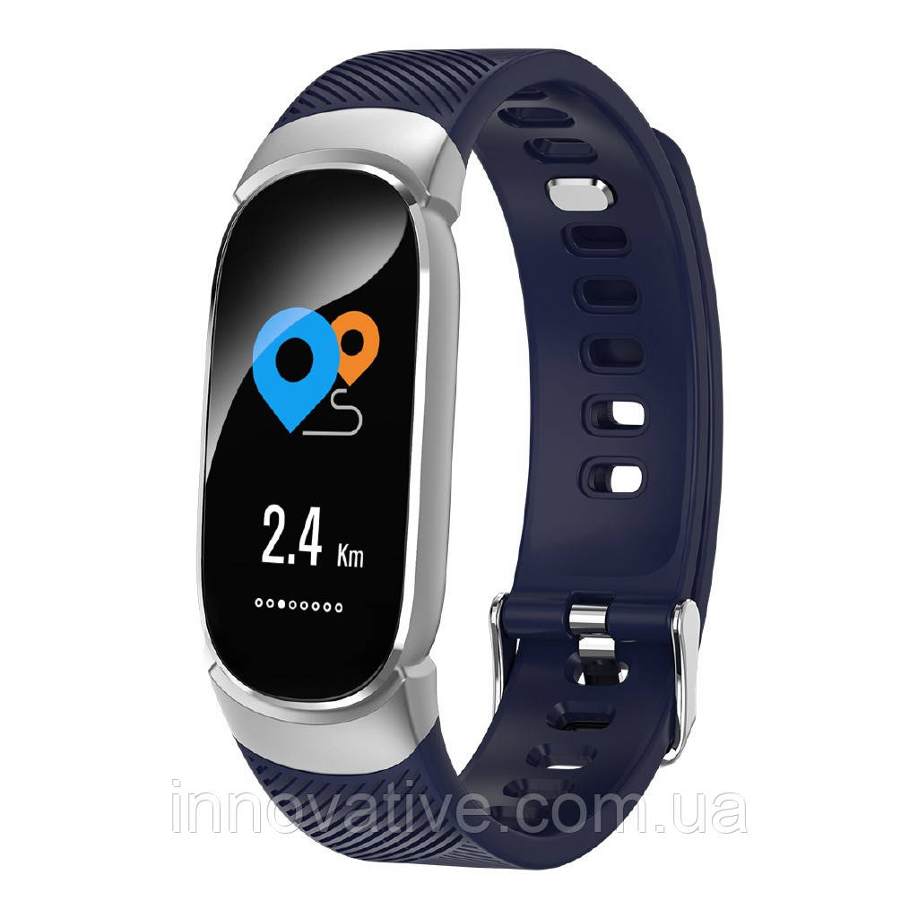 Розумний Фітнес Браслет Smart Band Supero Qw16 Original З Тонометром (Синій)