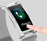 Фітнес-браслет Lemfo fit F8 з вимірюванням артеріального тиску (Сріблястий), фото 5