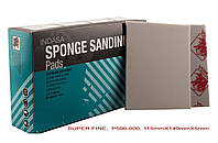 Абразивные листы на основе пеноматериала Indasa Rhyno Sponge Auto SUPER FINE115*140*5 мм, зерно Р500-600
