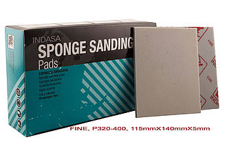 Абразивні листи на основі піноматеріалу Indasa Rhyno Sponge Auto FINE115*140*5 мм, зерно Р320-400