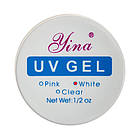 Гель для нарощування нігтів WHITE LINA 15 гр **