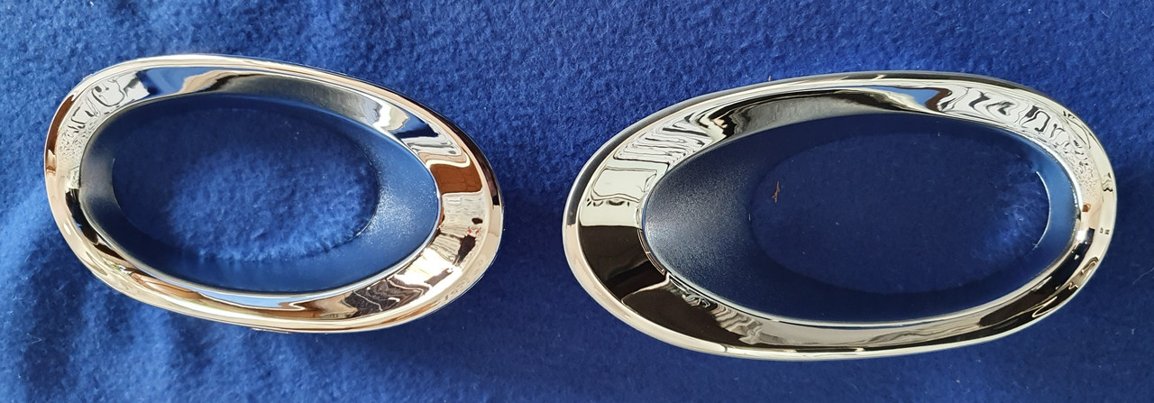 Хромовані накладки на протитуманні фари honda cr-v 2010-2012, фото 1