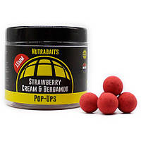 Плаваючі бойли Nutrabaits Pop Up Strawberry Cream&Bergamot