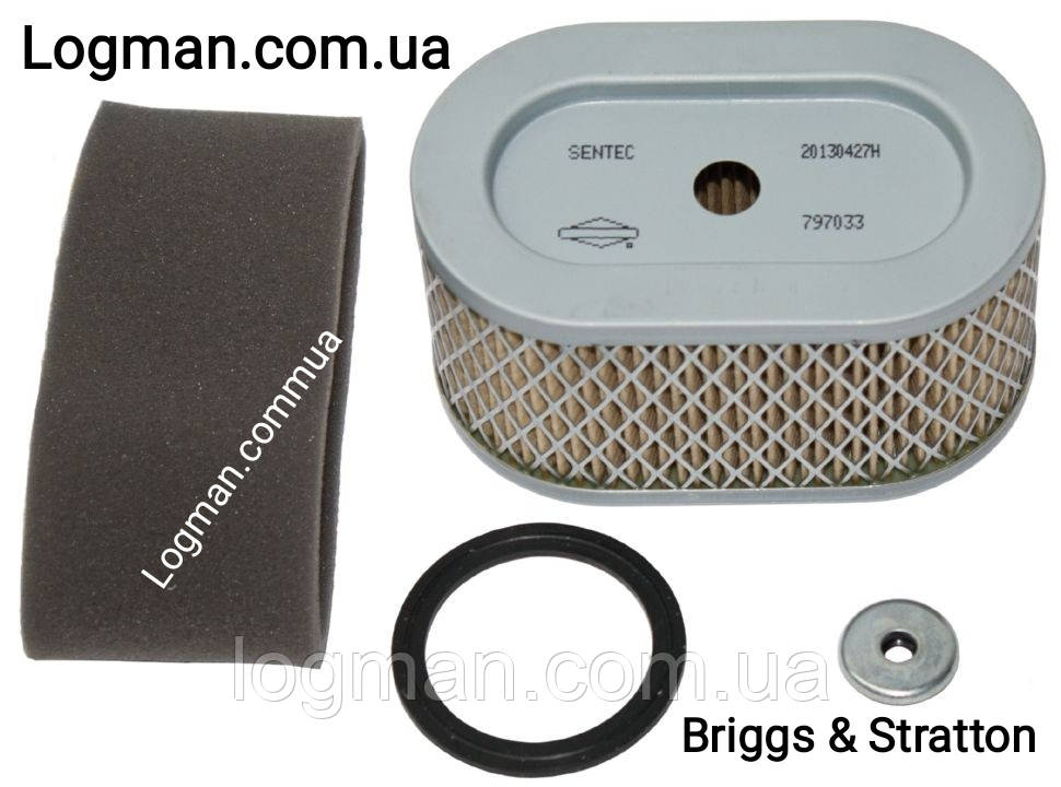 Фільтр повітряний для двигуна Briggs & Stratton (797033)