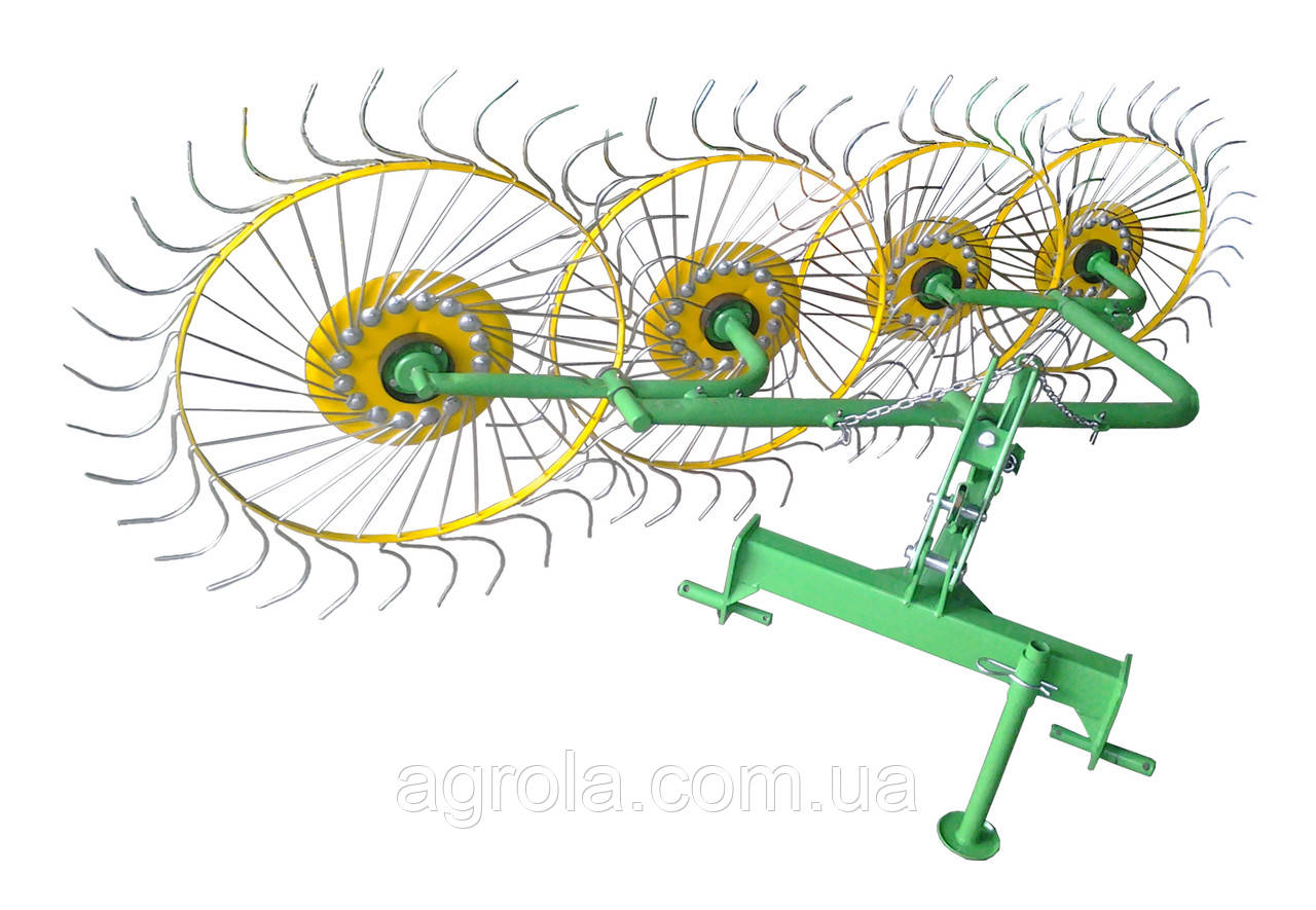 Граблі колісно-пальцеві — 4 кільця