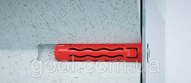 SFXP Wkret-Met нейлоновий дюбель для газобетону і пустотілої блоки цегли четырехраспорный