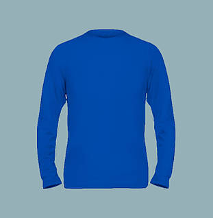 Лонгслів синій чоловічий