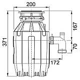 Подрібнювач харчових відходів TURBO ELITE TE-75 Franke (134.0535.241), фото 3