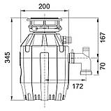 Подрібнювач харчових відходів TURBO ELITE TE-50 Franke (134.0535.229), фото 2