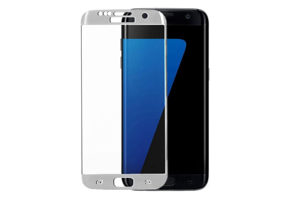 Защитное стекло для Samsung Galaxy S7 Edge G935 Silver - фото 1 - id-p328687022