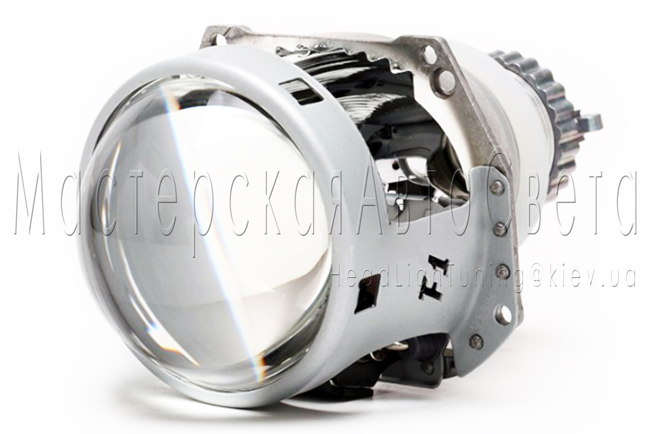 Біксенонові лінзи Hella 3R F1 3.0" дюйма ( ⁇ 76 мм) D2S H4, дзеркальне покриття