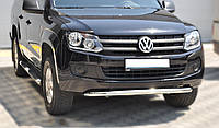 Защита переднего бампера (ус одинарный) Volkswagen Amarok 2010-2015