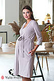 Домашній комплект для сну і відпочинку для вагітних і годування, капучино, фото 3