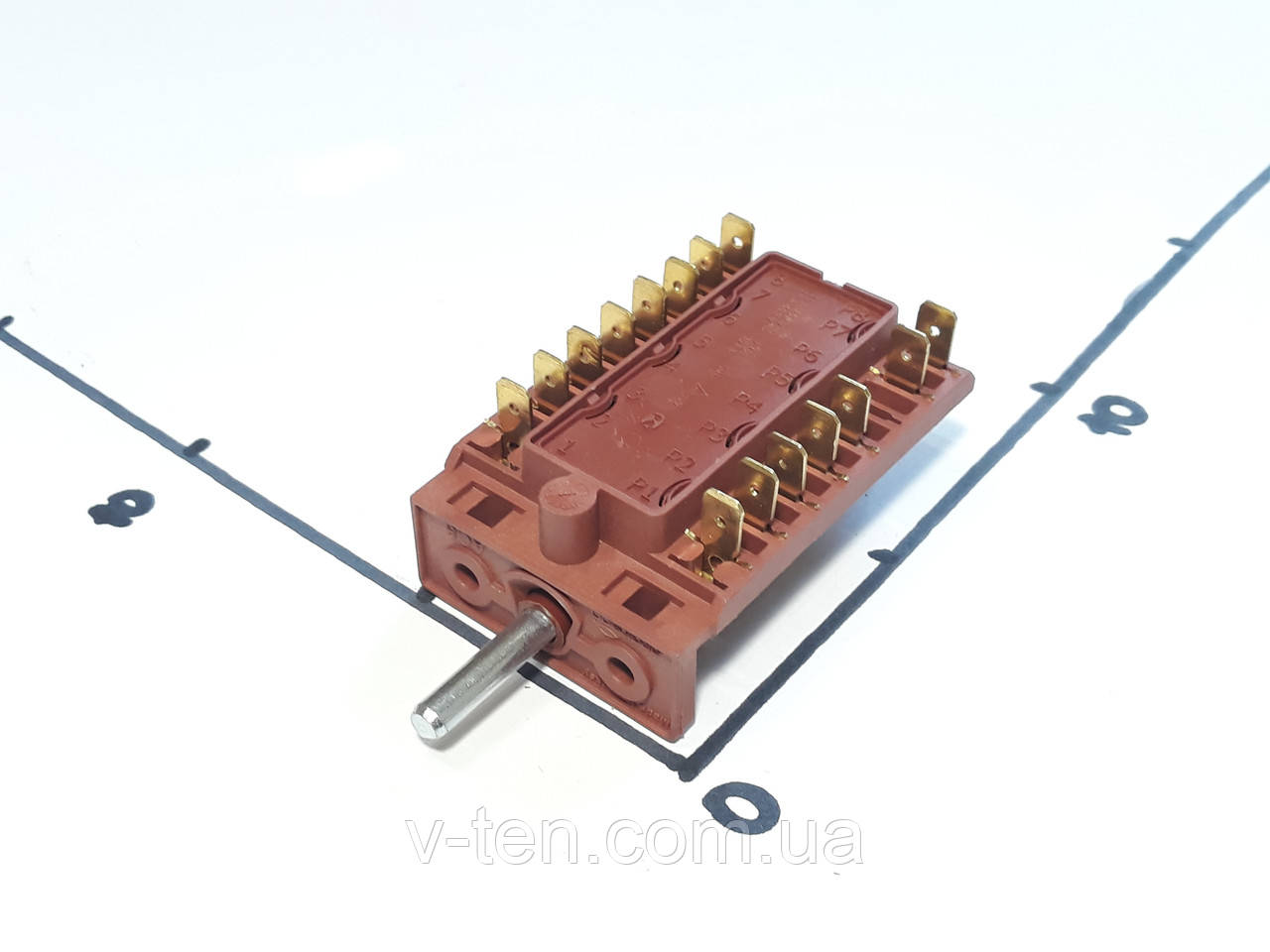 Перемикач п'ятипозиційний АС 861 А "Argenson" (Туреччина), фото 1