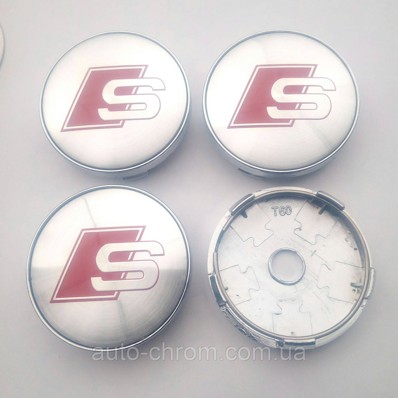 Ковпачки в диски S-line 56-60 мм, фото 1