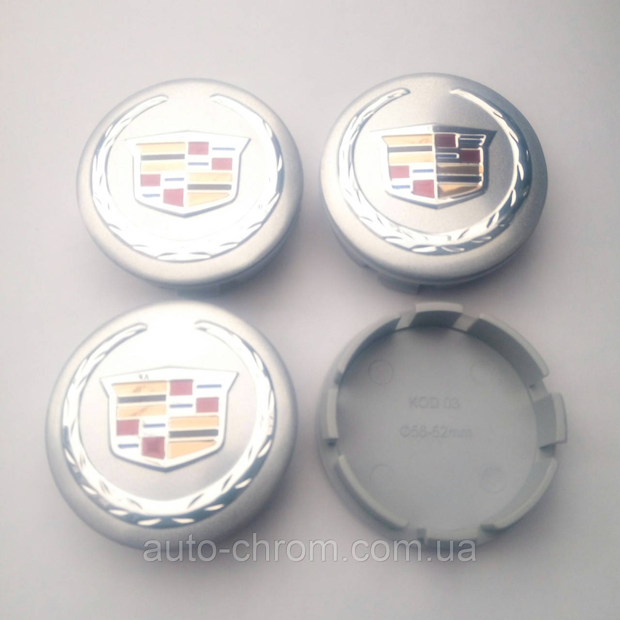 Ковпачки в диски Cadillac 52-56 мм, фото 1