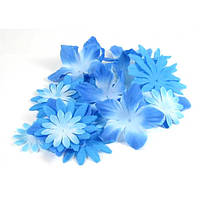 Шёлковые цветы Paper Studio Голубые (SF01-BLU/980375)
