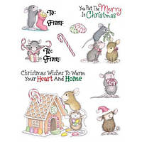 Штампы Stampabilities Рождественские мышки - Christmas House Mouse Kit (CSHM048)