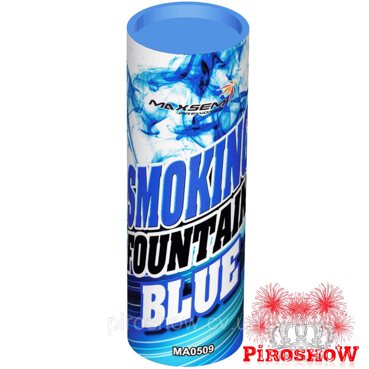 Кольоровий дим Синій Smoking BLUE Fountain Maxsem оригінал!