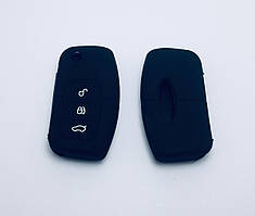 Силіконовий чохол на ключ Ford Focus Mondeo Fiesta тип2 чорний