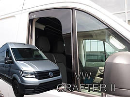 Дефлектори вікон (вітровики) VW Crafter 2017-> 4шт. (Heko)