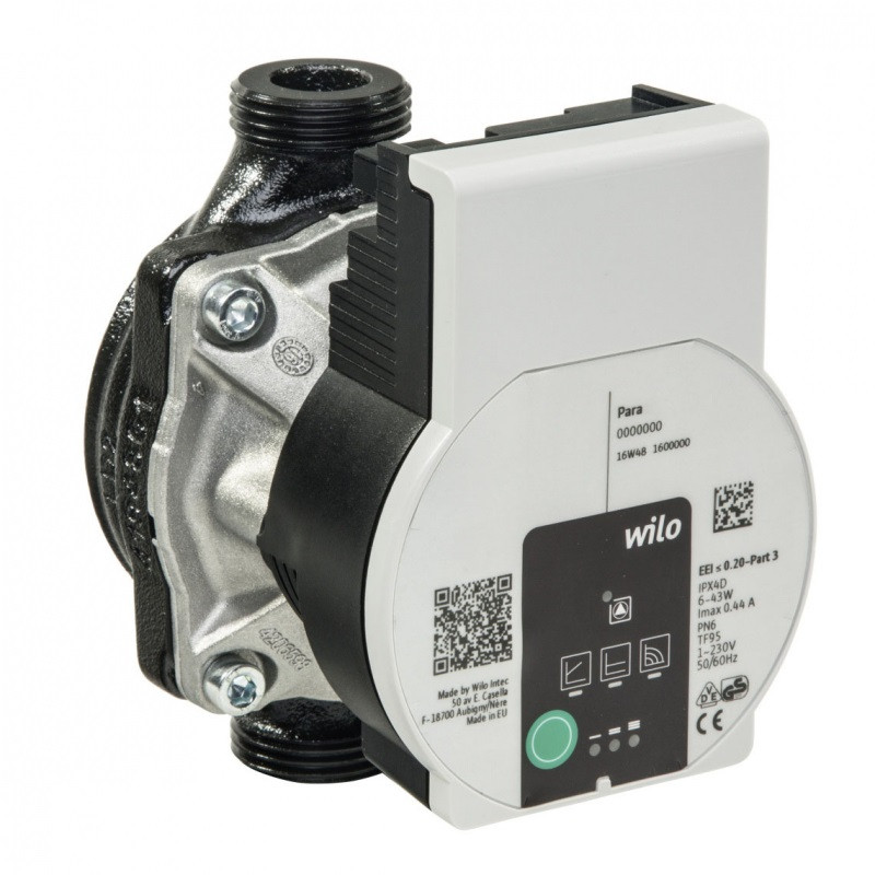 Насос Yonos PARA RS 15/6-RKA M 130 з частотним регулюванням Wilo (Німеччина)