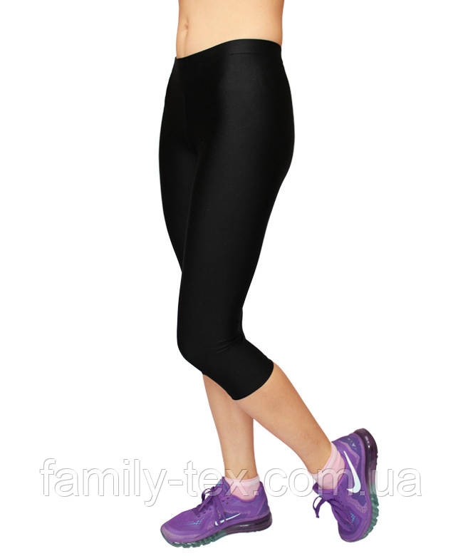 Лосини спортивні укорочені жіночі. Розмір 42-62., фото 1