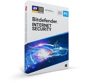 Антивірус BitDefender Internet Security 2021 1 ПК на 1 рік (електронна ліцензія)