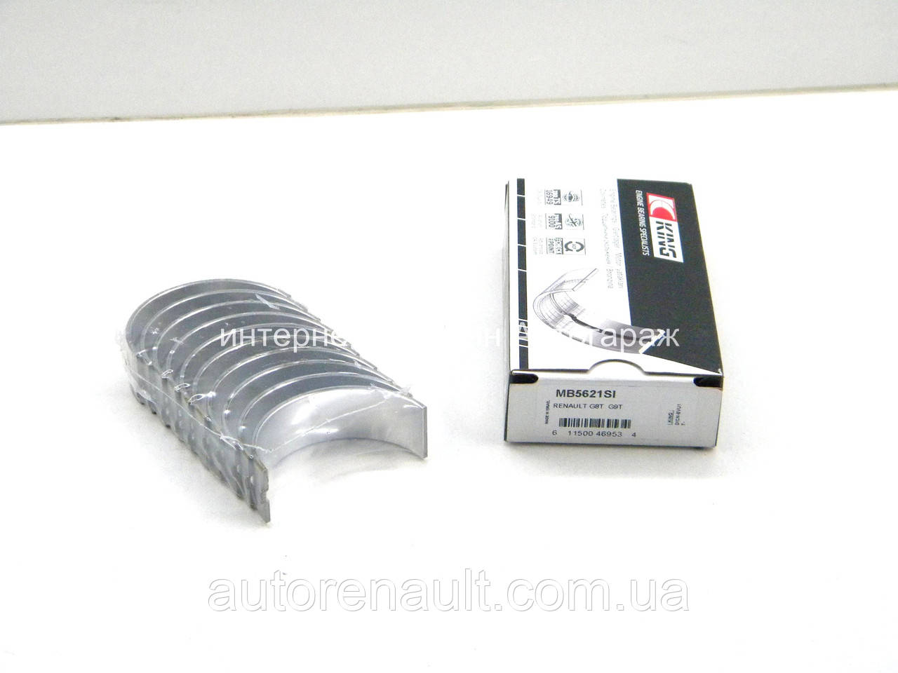 Вкладиші корінні Рено Майстер 2.2 dCi / 2.5 dCi 00> [STD] KING - MB5621SI, фото 1