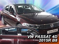 Дефлекторы окон (ветровики) VW Passat B8 2014 -> 4D Sedan 4шт (Heko)