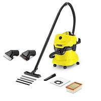 Пилосос Karcher WD4 для вологого та сухого прибирання + набір щіток 9.611-416.0