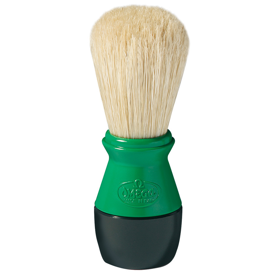 Помазок для гоління Omega 40099 кабан (Зелений)