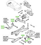 05-36 Сайлентблок заднього подовжньго важеля Opel Vectra-C, Signum; Saab 9-3 2002-2011; 24452034; 12795024, фото 3