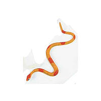 Игрушка для вплавки в мыло Crafters Choice Виниловая змейка, Желто-оранжевая