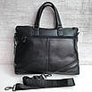 Чоловічий шкіряний діловий портфель Mont Blanc, фото 3