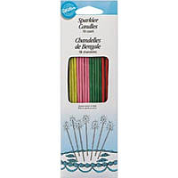 Декоративные свечи Wilton с блестками для тортов Sparkler Candles (W1230)