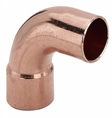 Коліно мідне 18х90º однорострубне