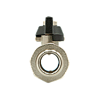 Кран кульовий з накидною гайкою Raftec Black 1/2" DRBS1, фото 4