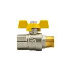 Кран кульовий Raftec Yellow 1/2" GRB11, фото 4